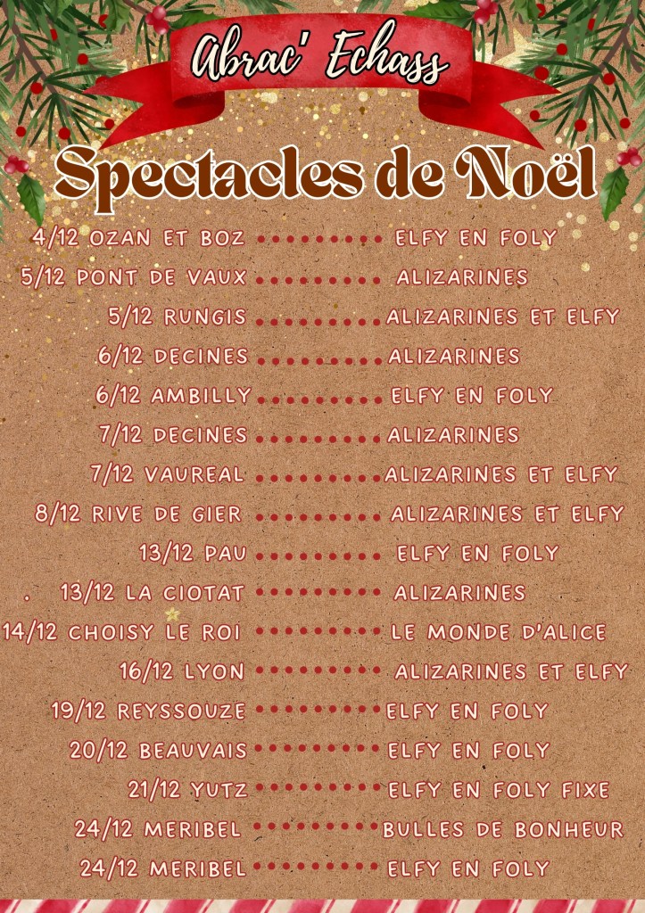 Tournée d&rsquo;hiver 2025